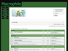 Tablet Screenshot of forums.macrophile.com